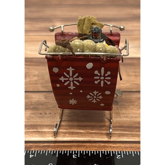 2003 HALLMARK KEEPSAKE ORNAMENT QRP4247 SANTA'S MAGIC SLEIGH TOYS SNOWMAN - Picture 8 of 11